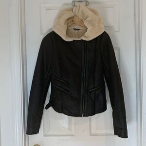 Zara trafaluc fur lining jacket